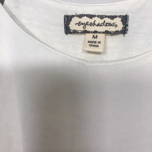 EYESHADOW,Beige Bodysuit sleeves Size M - Picture 3 of 4